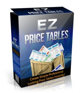 EZ Price Tables Plugin Personal Use Script