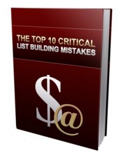 The Top 10 Critical List Building Mistakes Personal Use Ebook