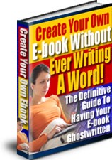 Create Your Own E-Book Without Ever Writing A Word Resale Rights Ebook