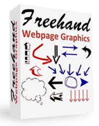 Freehand Webpage Graphics Resale Rights Graphic
