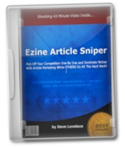 Ezine Article Sniper Resale Rights Video