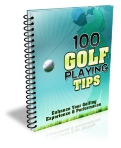 100 Golf Playing Tips Give Away Rights Ebook
