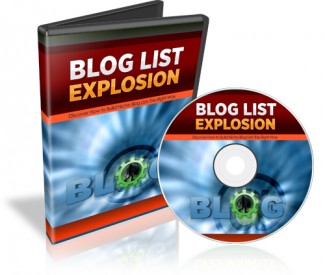 Blog List Explosion PLR Video With Audio