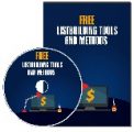 Free Listbuilding Tools And Methods PLR Video