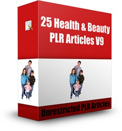 Health And Beauty Plr Articles PLR Article