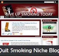 Quit Smoking Niche Blog Personal Use Template