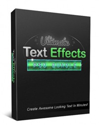 Ultimate Text Effects Psd Bundle Personal Use Graphic