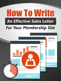 Write An Effective Membership Sales Letter PLR Ebook