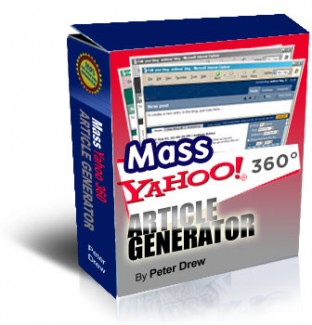 Mass Yahoo Article Generator MRR Software