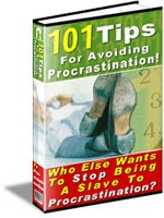 101 Tips For Avoiding Procrastination Resale Rights Ebook
