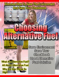 Choosing Alternative Fuel PLR Ebook