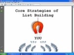 Core Strategies Of List Building Give Away Rights Ebook