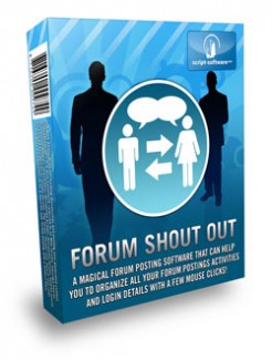 Forum Shoutout Resale Rights Software