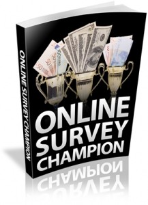 Online Survey Champion Plr Ebook