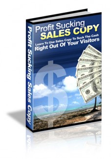 Profit Sucking Sales Copy MRR Ebook
