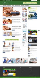 Healthy Prostate Blog Personal Use Template