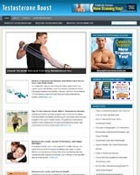 Testosterone Boost Niche Blog Personal Use Template With Video