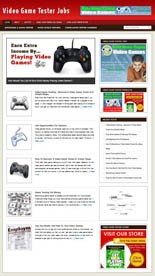 Video Game Tester Niche Blog Personal Use Template With Video