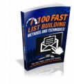100 Fast List Building Methods And Techniques MRR Ebook