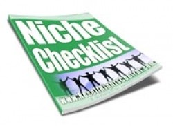 Niche Checklist Resale Rights Ebook