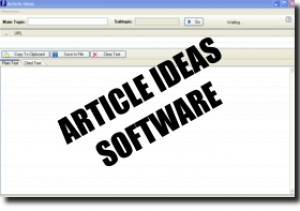 Article Ideas Mrr Software With Video