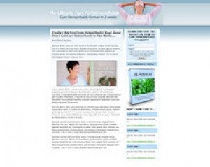 Haemorrhoids Landing Page Template Personal Use Template