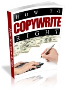 How To Copywrite Right Plr Ebook