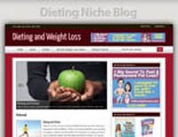 Dieting Niche Blog Personal Use Template With Video