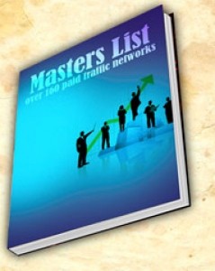 Paid Traffic Master List Resale Rights Ebook
