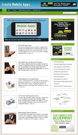 Create Mobile Apps Niche Blog Personal Use Template With Video