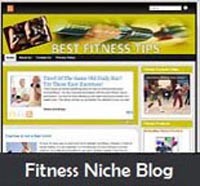 Fitness Niche Blog Personal Use Template