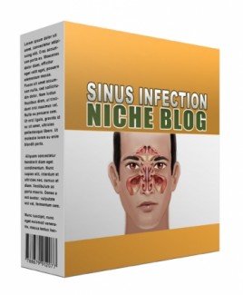 New Sinus Infection Flipping Niche Blog Personal Use Template