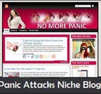 Panic Attacks Niche Blog Personal Use Template
