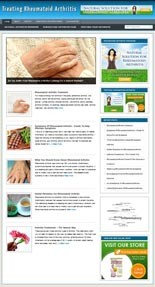 Rheumatoid Arthritis Niche Blog Personal Use Template With Video