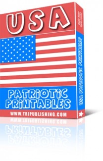 Usa Patriotic Printables Coloring Book MRR Ebook