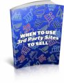 When To Use 3rd Party Sites To Sell MRR Ebook