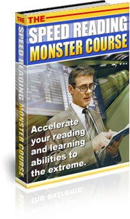 The Speed Reading Monster Course PLR Ebook