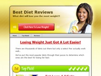 Diet Reviews WordPress Theme PLR Script