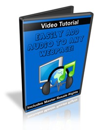 Easily Add Audio To Any Webpage MRR Audio