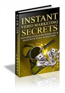 Instant Video Marketing Secrets Mrr Ebook