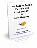 36 Potent Foods To Help You Lose Weight And Live Healthy PLR Ebook