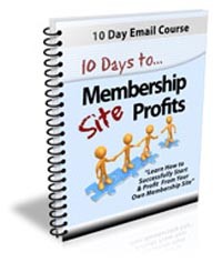10 Days To Membership Profits PLR Autoresponder Messages