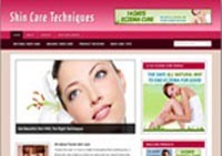 Skin Care Niche Blog Personal Use Template With Video
