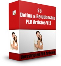 25 Dating  Relationship Plr Articles V12 PLR Article