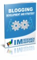 Blogging Report Development And Strategy MRR Ebook