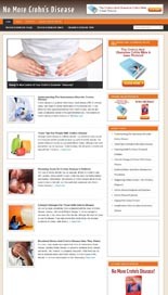 Crohns Disease Niche Blog Personal Use Template With Video