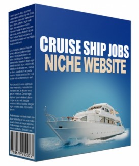 Cruise Ship Jobs Flipping Niche Site Personal Use Template