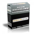 Neon Headline Generator MRR Software