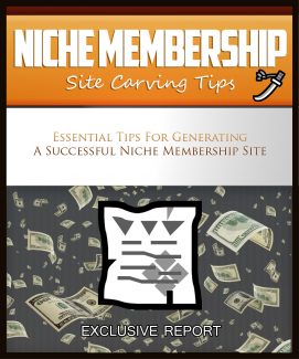 Niche Membership Site Carving Tips MRR Ebook
