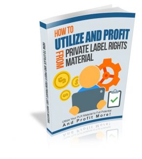 Utilize And Profit From Private Label Rights Material Resale Rights Ebook